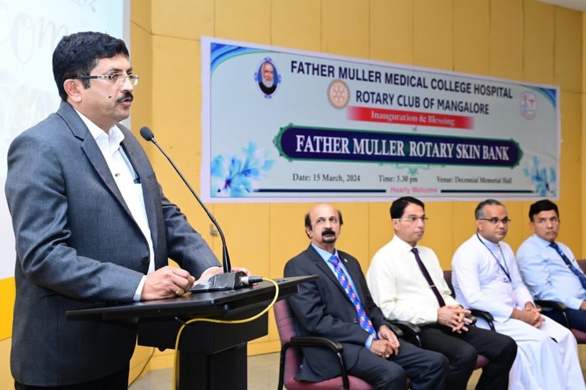 Inauguration of the Father Muller Rotary Skin Bank